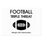 TOP Football Triple Threat business cards