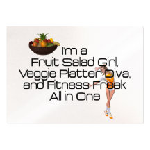 TOP Fruit Salad Fitness Business Cards