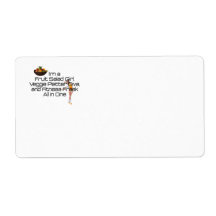 TOP Fruit Salad Fitness Personalized Shipping Labels