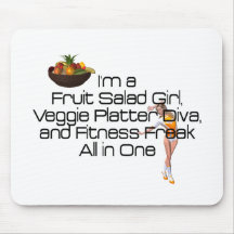 TOP Fruit Salad Fitness Mousepad