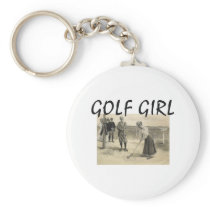 TOP Golf Girl Key Chain