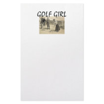 TOP Golf Girl Stationery