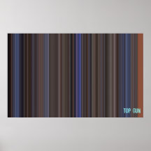 Top Gun - Movie barcode Posters