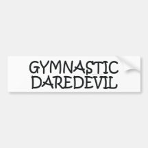 TOP Gymnastics Daredevil Bumper Sticker
