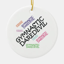 TOP Gymnastics Daredevil Christmas Ornament