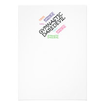 TOP Gymnastics Daredevil Personalized Invites