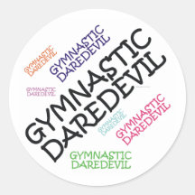 TOP Gymnastics Daredevil Sticker