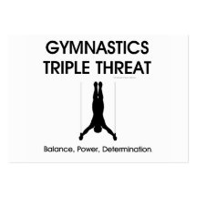 TOP Gymnastics Triple Threat (Men's) Business Card Templates