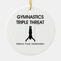 TOP Gymnastics Triple Threat Christmas Tree Ornaments