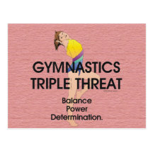 TOP Gymnastics Triple Threat (W) Post Card