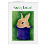 Top Hat Bunny Easter Card