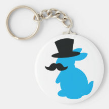 Top Hat Bunny Rabbit Keychains
