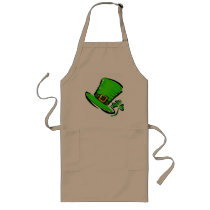 Top Hat Shamrock T-shirts and Gifts Apron