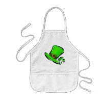 Top Hat Shamrock T-shirts and Gifts Apron