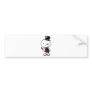 Top Hat Skeleton Bumper Sticker