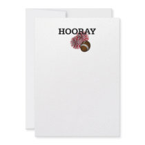 TOP Hooray Football Personalized Invitations