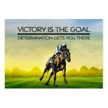 TOP Horse Race Victory Slogan Business Card Templates