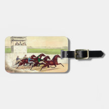 TOP Horse Racing Is My Life Travel Bag Tag