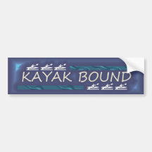 TOP Kayak Bound Bumper Sticker
