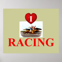 TOP Love Horse Racing Poster