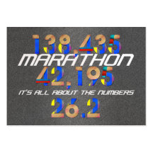 TOP Marathon Numbers Business Card Templates