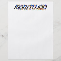 TOP Marathon Numbers Personalized Flyer
