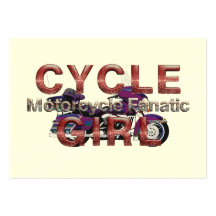 TOP Motorcycle  Girl Business Card Templates