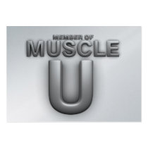 TOP Muscle University Business Cards
