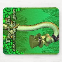 Top o' the morning to you, St. Patrick's Day Mouse Pad