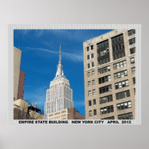 Top of Empire State Building Canvas Print