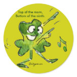 Top Of The Morn Irish Shamrock Sticker