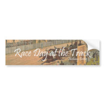 TOP Race Day at the Track Bumper Stickers