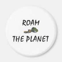 TOP Roam the Planet Magnets