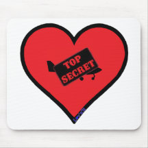 top secret airplane mousepad