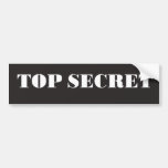 TOP SECRET AUTOCOLLANT POUR VOITURE