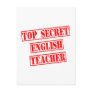 Top Secret English Teacher Post Cards