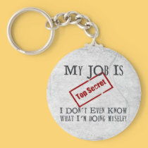 Top Secret! keychains