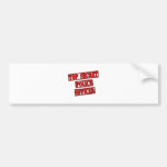 Top Secret Police Officer Bumper Sticker
