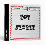 TOP SECRET Recipe Binder