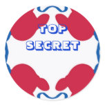 TOP SECRET sticker