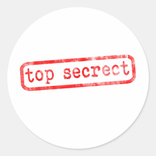 Top Secret Sticker