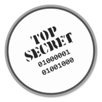 Top Secret stickers © Angel Honey, 2009 stickers