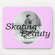TOP Skating Beauty Mouse Pads