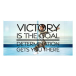 TOP Skating Victory Slogan Photo Card Template