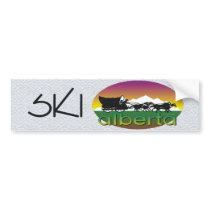 TOP Ski Alberta Bumper Sticker