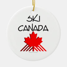 TOP Ski Canada Christmas Tree Ornament