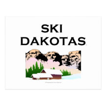 TOP Ski Dakotas Postcard