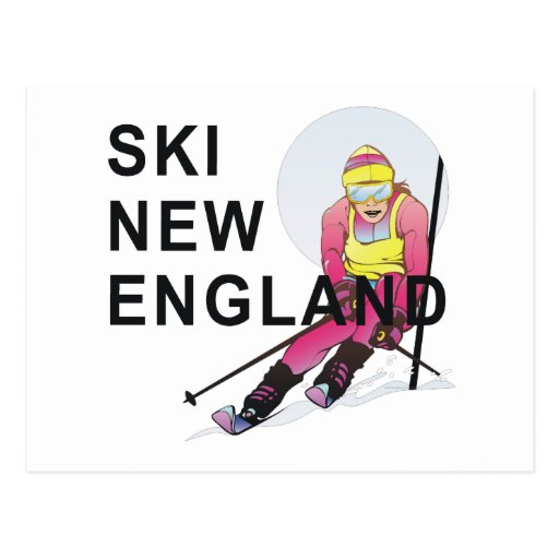 TOP Ski New England Post Card