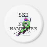 TOP Ski New Hampshire Fridge Magnets