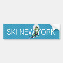 TOP Ski New York Bumper Sticker